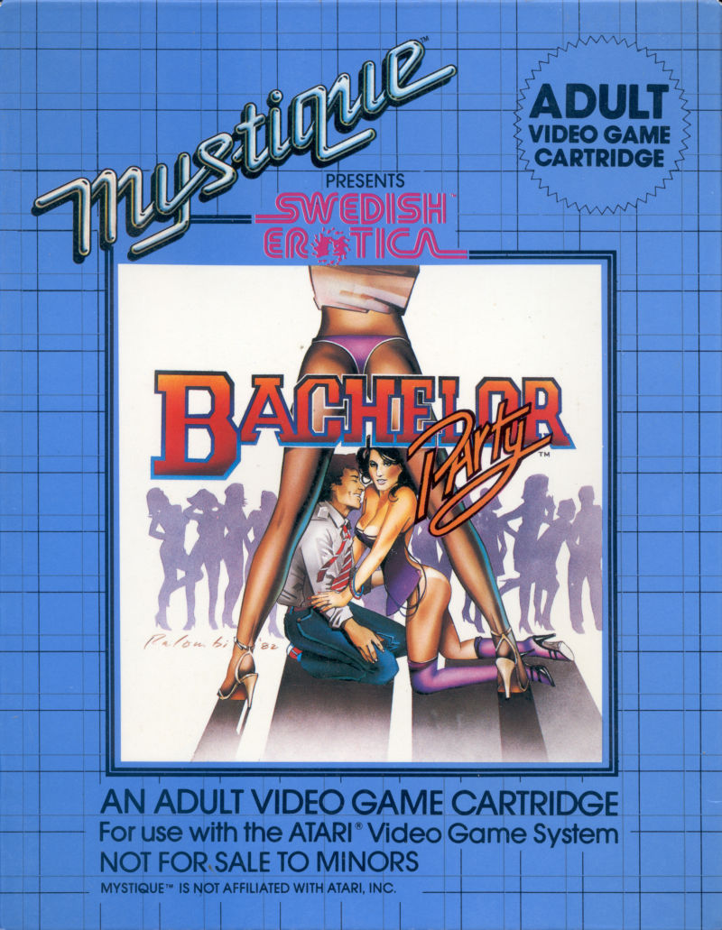 Bachelor Party box art for Atari 2600